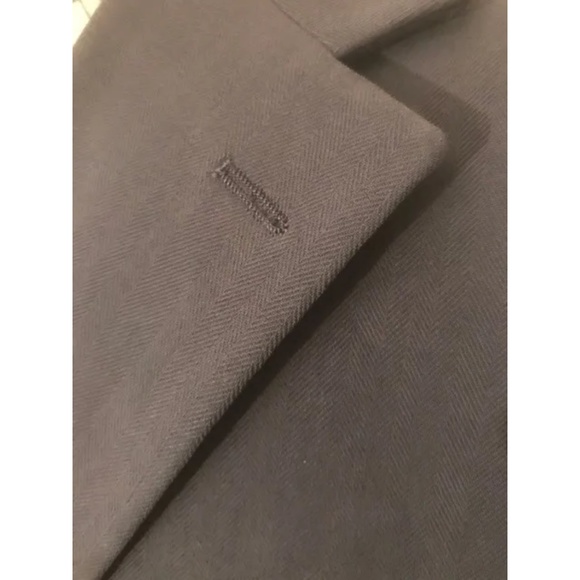 Oscar De La Renta 100% Silk 40R Blue Sports Jacket Regular Fit Floor model New! - Picture 6 of 8